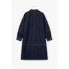 STUDIO TOMBOY Collar Neck Denim Tunic Dress 9106141101 