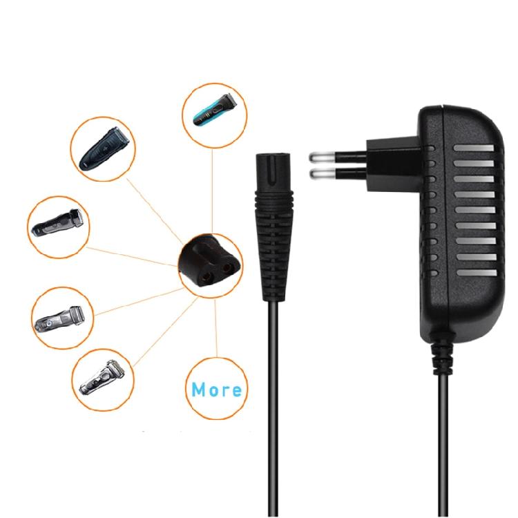 Charger Power Cord Adaptor for Brauns Shaver 5613 5663 5684 5708 EU Plug