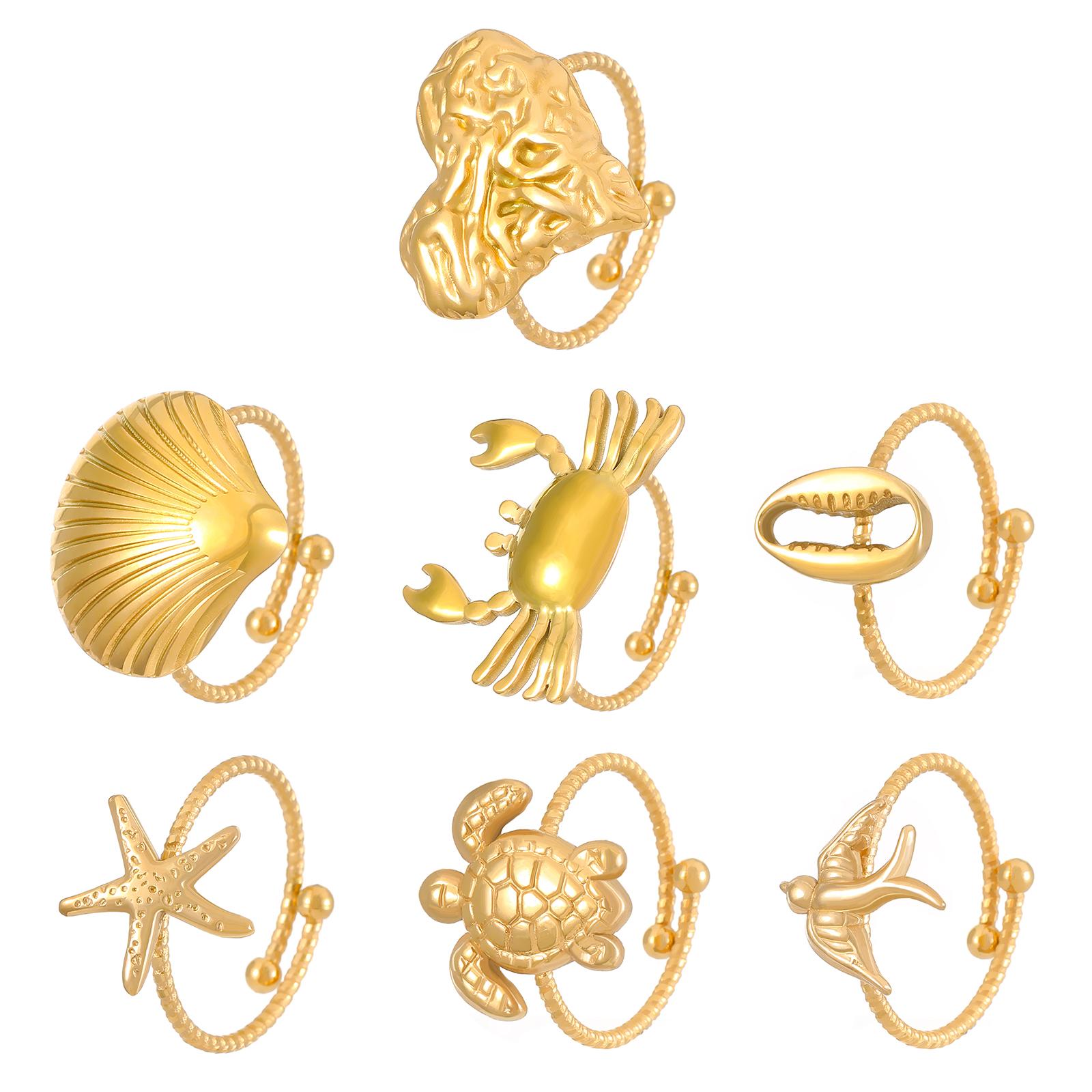 

Sturdy Stainless Steel Animal Rings Stylish Statement Jewelry Accessory for Fashion Enthusiasts Daily Use Lovers