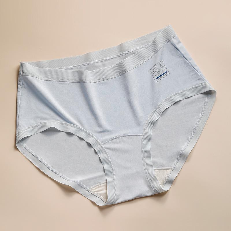 Women's Spring and Summer 10A Antibacterial Extended Mid Waist Triangle Underwear