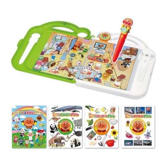 SEGA TOYS Anpanman Я хочу узнать больше! Kotoba Zukan Premium & Knowledge Zukan Большой коллекционный набор