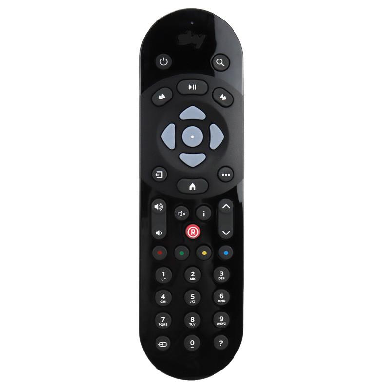 Sd-sky Q Schwarze ABS-Fernbedienung für Sky Q Infrarot-TV UK-Markt 17,5 cm x 5 cm x 2,5 cm