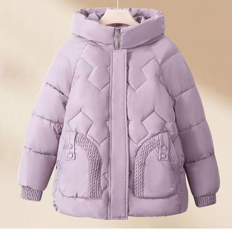 Jaqueta Acolchoada de Inverno Jaqueta de Veludo Plus Jaqueta Acolchoada de Inverno para Mulher Jaqueta Acolchoada de Penas