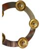 Campanella Ritmica per Piatti con Anello in Acciaio Dorato ed Effetto Shaker - Pedale Companion Incluso