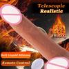 Stoßender Realistischer Dildo Sexspielzeug Für Frauen Silikon Penis Dildo In Teleskop Vibratoren Klitorale Stimulation Erwachsenen Großer Penis Spielzeug