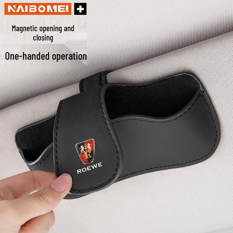 Roewe Car Sunglasses & Card Holder Storage Box for CLEVER Ei5/i6/RX3/RX5/RX8