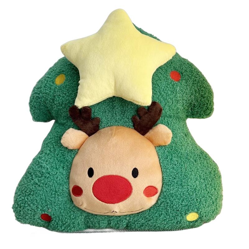 Verwandelbares Weihnachtsbaum-Wurfkissen Plüschtier Geschenk für Mädchen 45cm Höhe