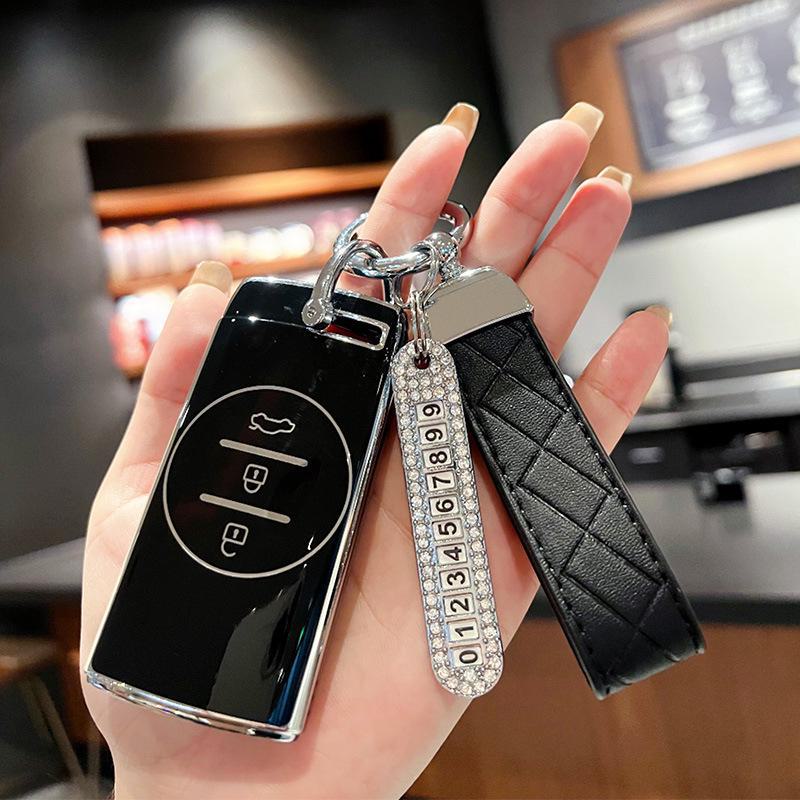 Chery Xingtu TX Tiggo 7 Key Cover for 21 Models - High-End Shell with Buckle for Zhuifeng Lingyun Lanyue LX, 3X and 5X Cars.