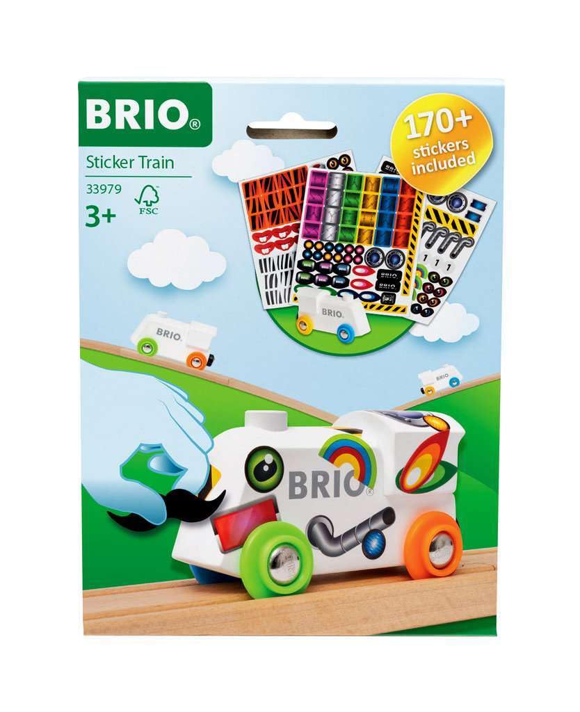 BRIO WORLD Sticker Train 33979 White