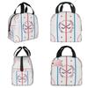 Hockey Is Life Rink Insulated Lunch Bag for Kids School Cooler Thermal Food Box Tote Portable Lunch Boxes Container