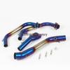 Compatible Exhaust Pipes for Stainless Steel & Titanium Alloy Front/Mid Sections - YZF-R3/R25/MT03