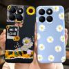 Women Fashion Girly Phone Case For Huawei Honor X9b Honor X8b Coque Funda Flower Pattern Soft Silicone Funda HonorX9b 5G Coques