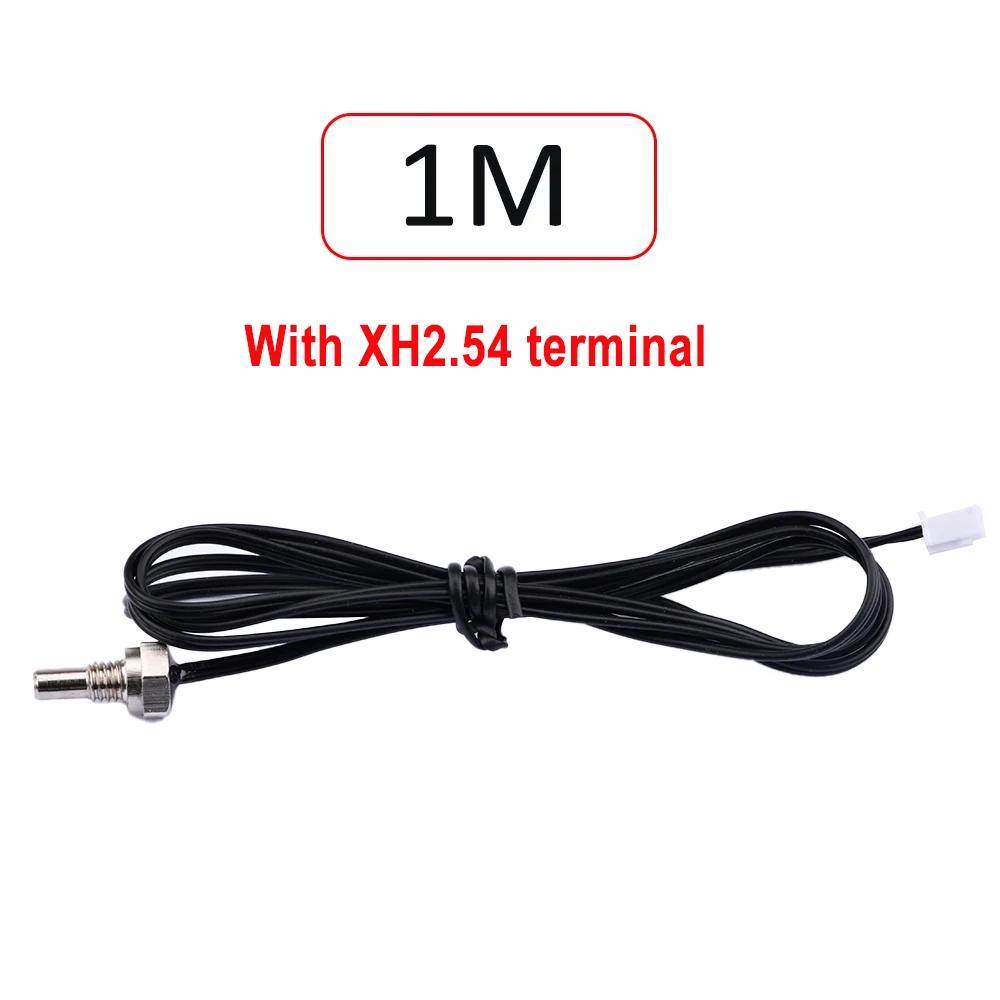 

1M 2M 10K Ohm B3435 Temperature Sensor STC-1000 Sensor Probe High Precision Waterproof And Antifreeze NTC Temperature Sensor 1M XH2.54