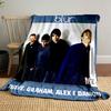 Blur Band Blanket Design for All Seasons Blanket Lunch Break Throw Gift
