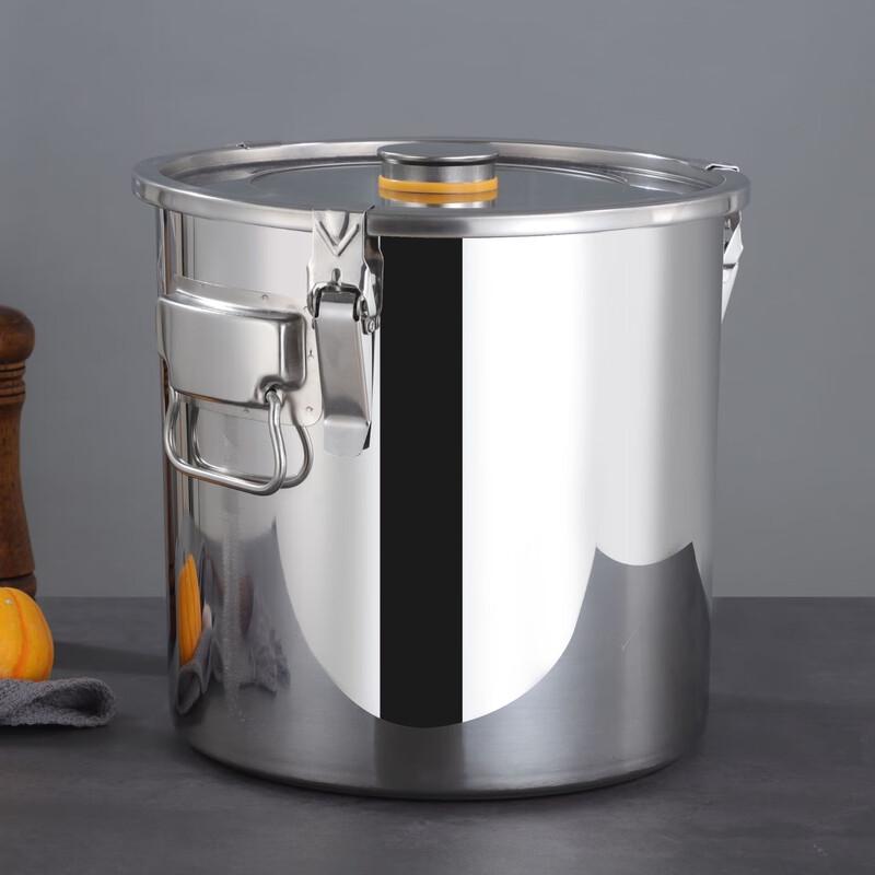 Liansheng 304 Stainless Steel Sealed Storage Bucket