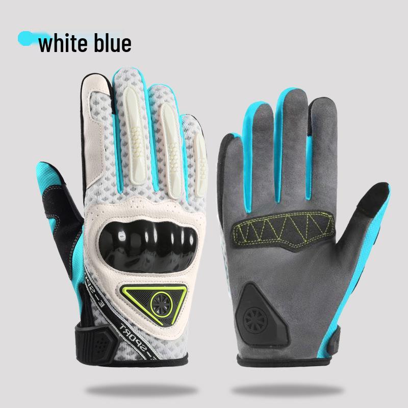 Atmungsaktive Fahrradhandschuhe - Halbfinger/Vollfinger, Sonnenschutz, Verschleißfest, Stoßdämpfend, Touchscreen-kompatibel
