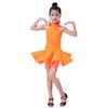 Falda de Danza Latina de Verano para Niñas - Disfraz de Performance para Niñas - Ropa para Práctica y Competición de Baile