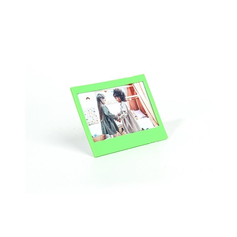 5pcs Colorful Acrylic Mini Picture Frames for Instantly Photos Holders for Home Decors and Vehicle Interior Display