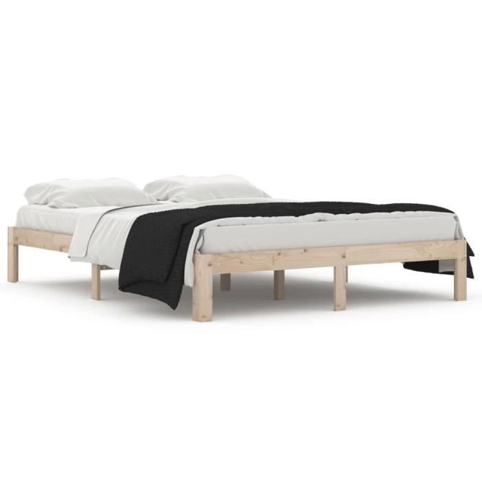 VidaXL Bed Frames Solid Wood 150x200 Cm Extra Large 810370