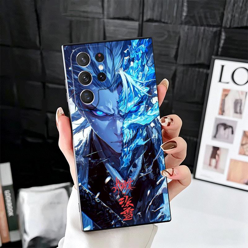 

Bleach Hitsugaya Toushirou Soft Phone Case for Samsung Galaxy S26 S25 Edge S24 Ultra S23 Plus S22 S21 FE S20 Black Cover Back Sh Samsung S22 Ultra