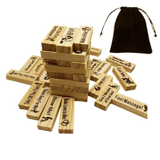 

Набор блоков для свиданий «Башня» для взрослых. Набор сборных строительных блоков. Игра «Башня» для пар. Вечер свиданий. English