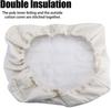 Double Insulation White Inside Window AC Unit Protection Cover Indoor Air Conditioner Cover