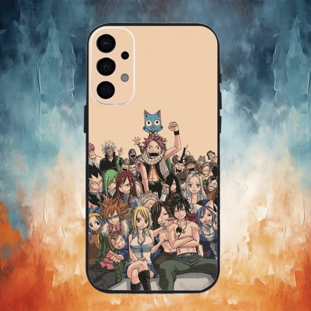 Anime F-Fairy  Comics TailS Phone Case For Samsung S25,S24,S21,S22,S23,S30,Ultra,S20,Plus,Fe,Note,10,9,5G Black Cover