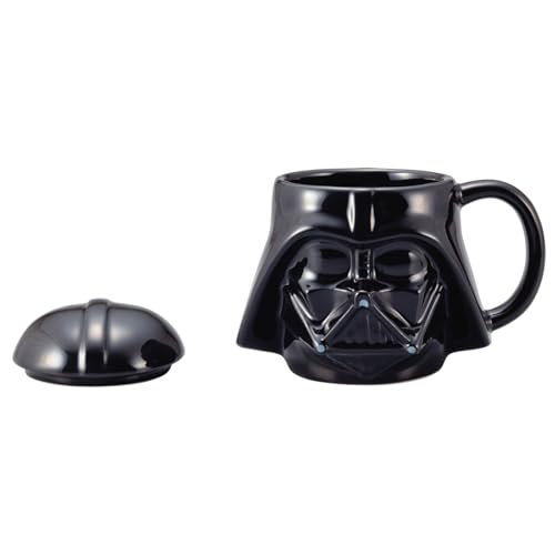 SunArt "Star Wars" Darth Vader 3D Mug, 13 x 13 cm, 270 mL, Black, SAN5003-2, Perfect as a Birthday Gift