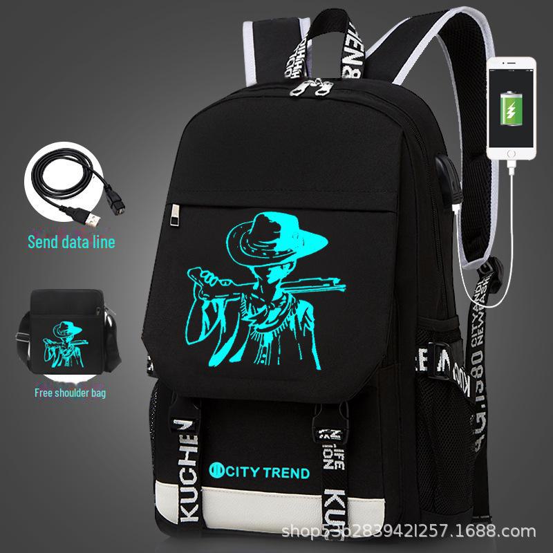 Men's Large Capacity Casual Backpack - Korean Style for High School and Junior High Students