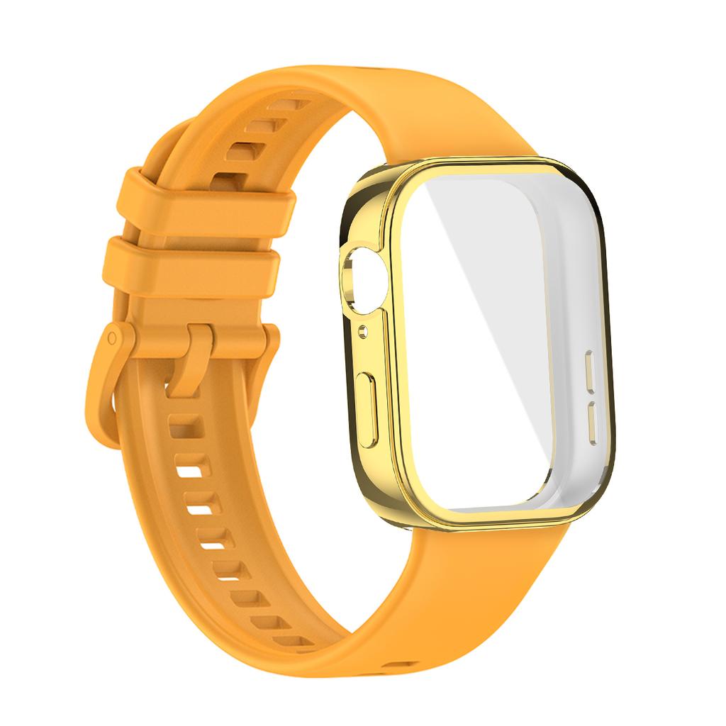Für Huawei Watch Fit 3 Armband Weiches Silikon Sportuhrband + TPU Weiche Hülle Atmungsaktives Smartwatch Armband Für Huawei Fit3 Correa