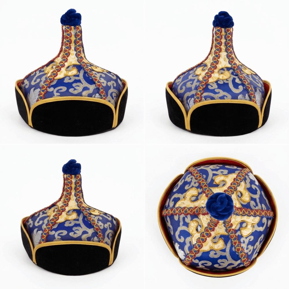 Stable Pointed Shape Ethnic Costume Headwear Comfortable Wearing Performance Hat Cultural Gala