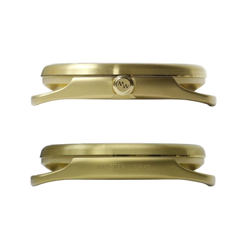 MASTER WORKS Quattro 003 Hergestellt in Quarz Lederarmband MW06YB-ECLBO8 Herrenuhr, Japan, Uhrwerk, 39mm,