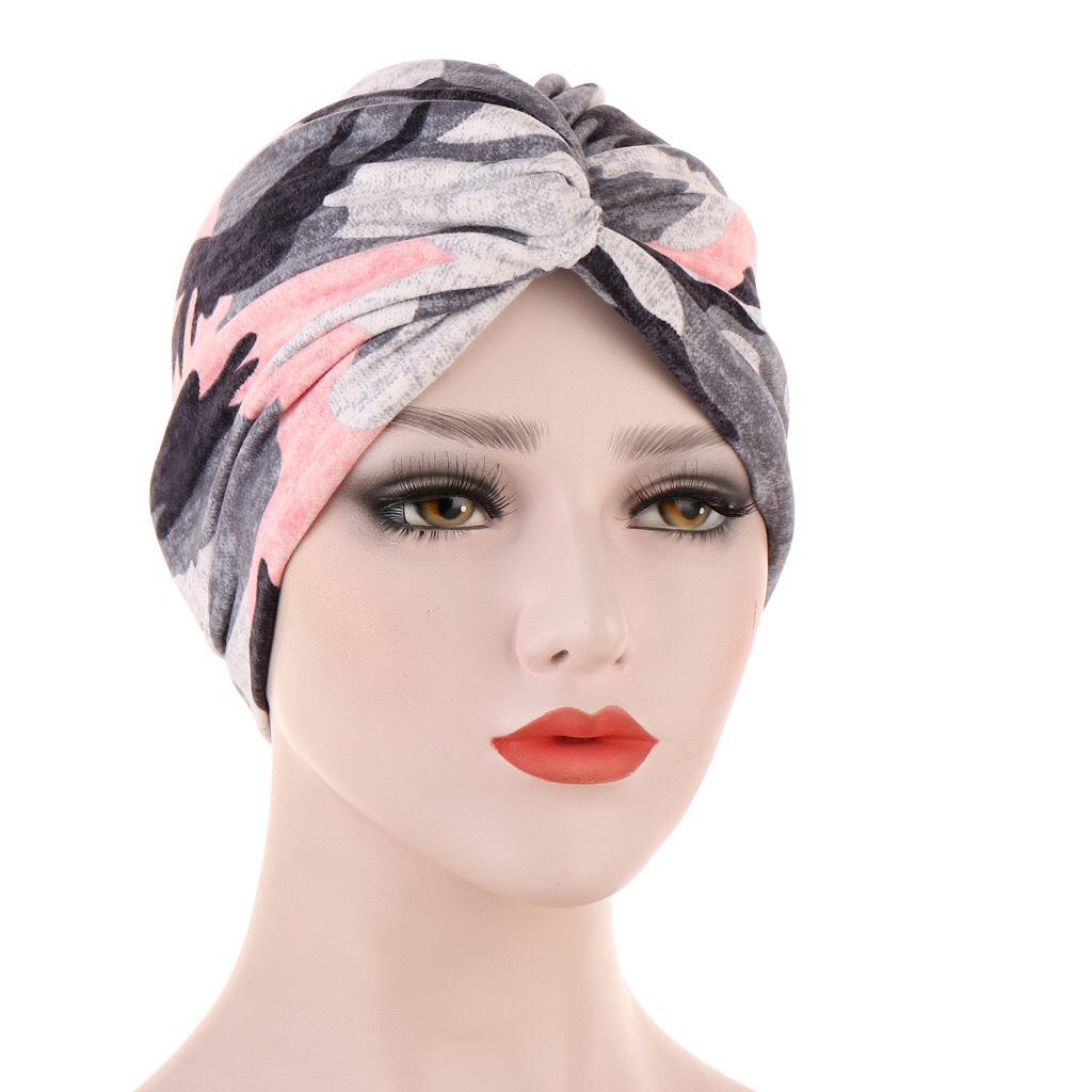 Floral Twist Camouflage Headband & Headscarf Wrap