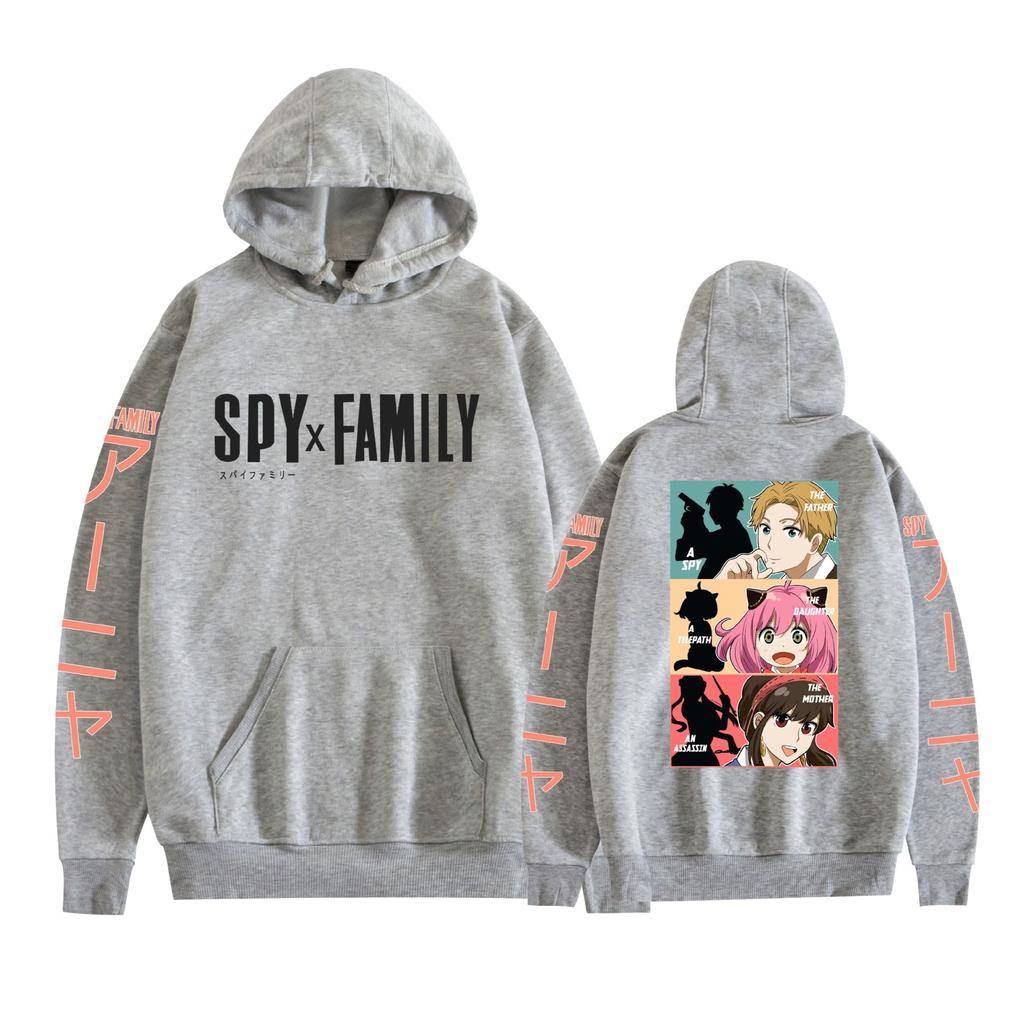 Hot Spy X Family Anime Funny Hoodie Hip Hop Graphic Sweatshirts Streetwear Harajuku Tracksuit