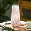 Pink Simple Glass Vase Hydroponic Household Flower Arrangement Decoration Ornament Floreros Decorativos Moderno
