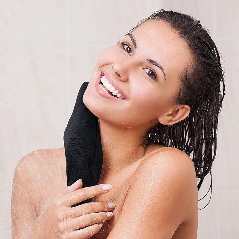 5 X Silkify Exfoliating Glove Silk Exfoliating Gloves, Body Exfoliator Tool Shower Mitt Dead Skin Exfoliating Mitt