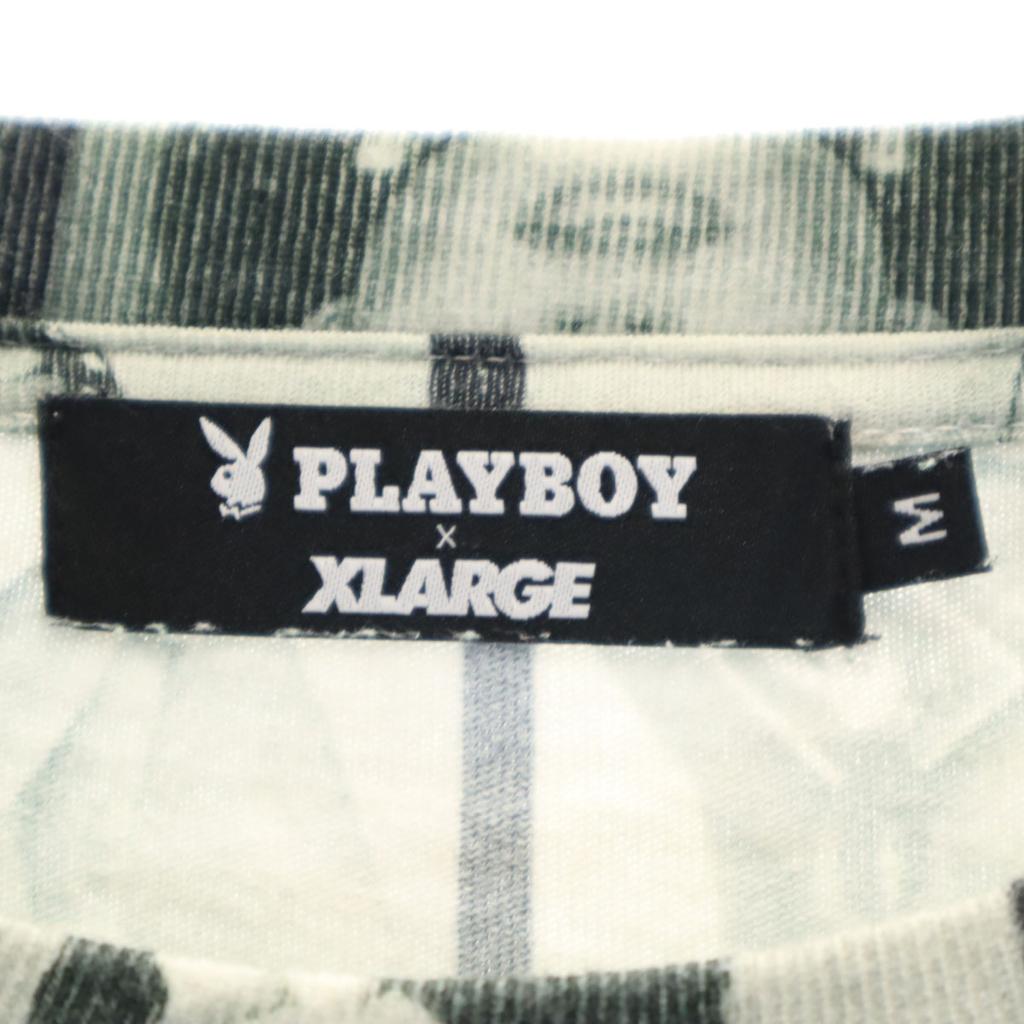 PLAYBOY XLARGE Collaboration Overall Handle Short Sleeve T-shirt M Men's Used