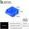 Large Wall-Mounted Plastic Screw Organizer with Compartments