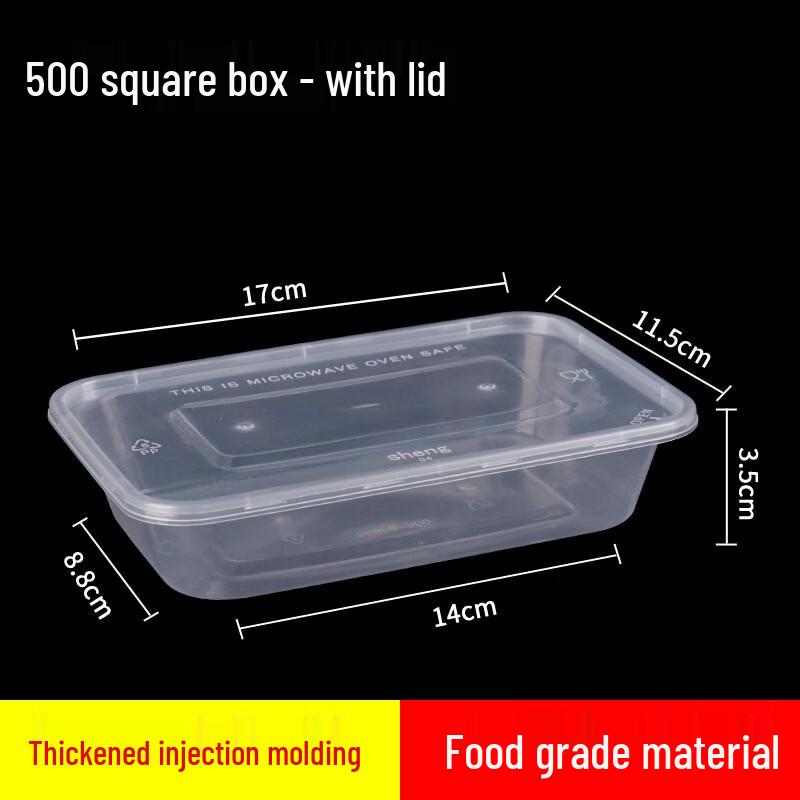 

Disposable Food Grade Takeaway Containers with Lids
