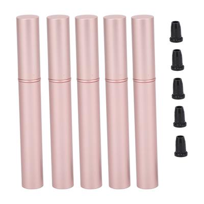 5pcs 4ml Empty Eyeliner Tubes with Wand Aluminum Eyelash Growth Liquid Bottle Refillable Container