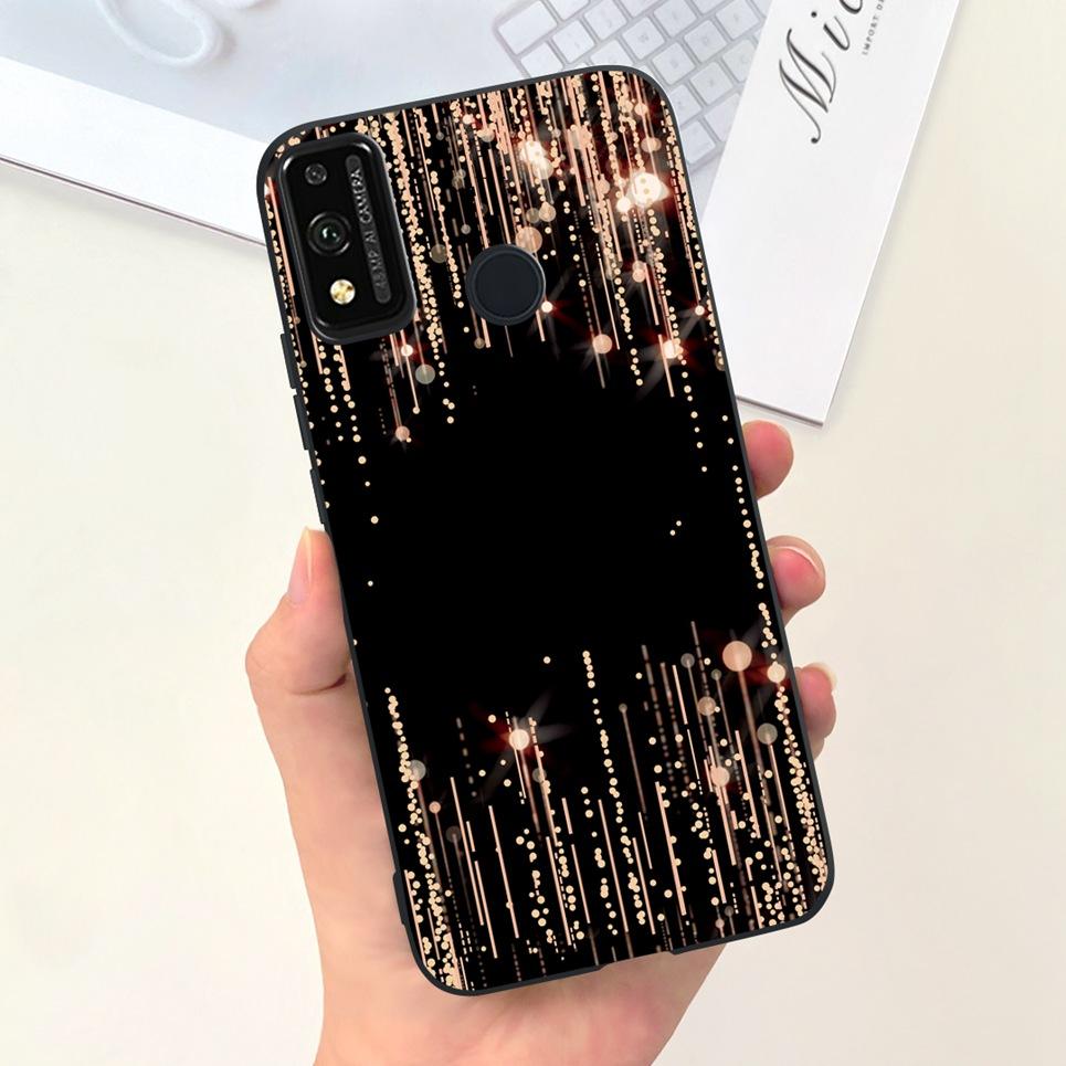 Soft Silicone Cases For Huawei Honor 9X lite Case JSN-L21 JSN-L22 JSN-L23 Coque Fundas Luxury Design Pattern Soft Silicone Etui