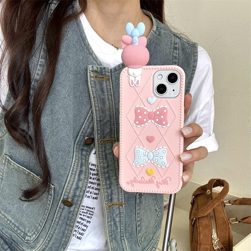 

Cartoon party Melody iPhone16 Apple 15 for 13/14Pro max silicone mobile phone case anti-drop 11 iPhone11