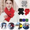 Electric Heating Scarf USB Charging Electric Heated Scarf Cold-Proof Heated Neck Scarf Washable for Climbing Hiking Cycling