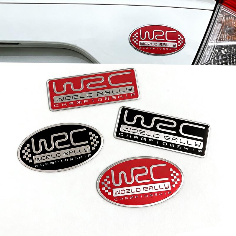 Adesivo decorativo per auto WRC in alluminio per Civic GTI, Fox RS, ST, Yaris GR accessori di modifica sportiva
