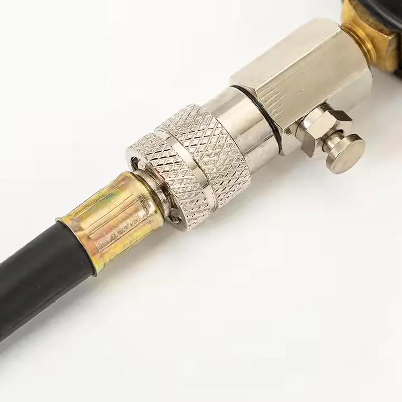 Auto-Zylinderkompressionsprüfer-Kit mit M10-M18-Adapter 0-300 PSI Manometer für Benzinmotoren Auto Motorrad Diagnosewerkzeuge