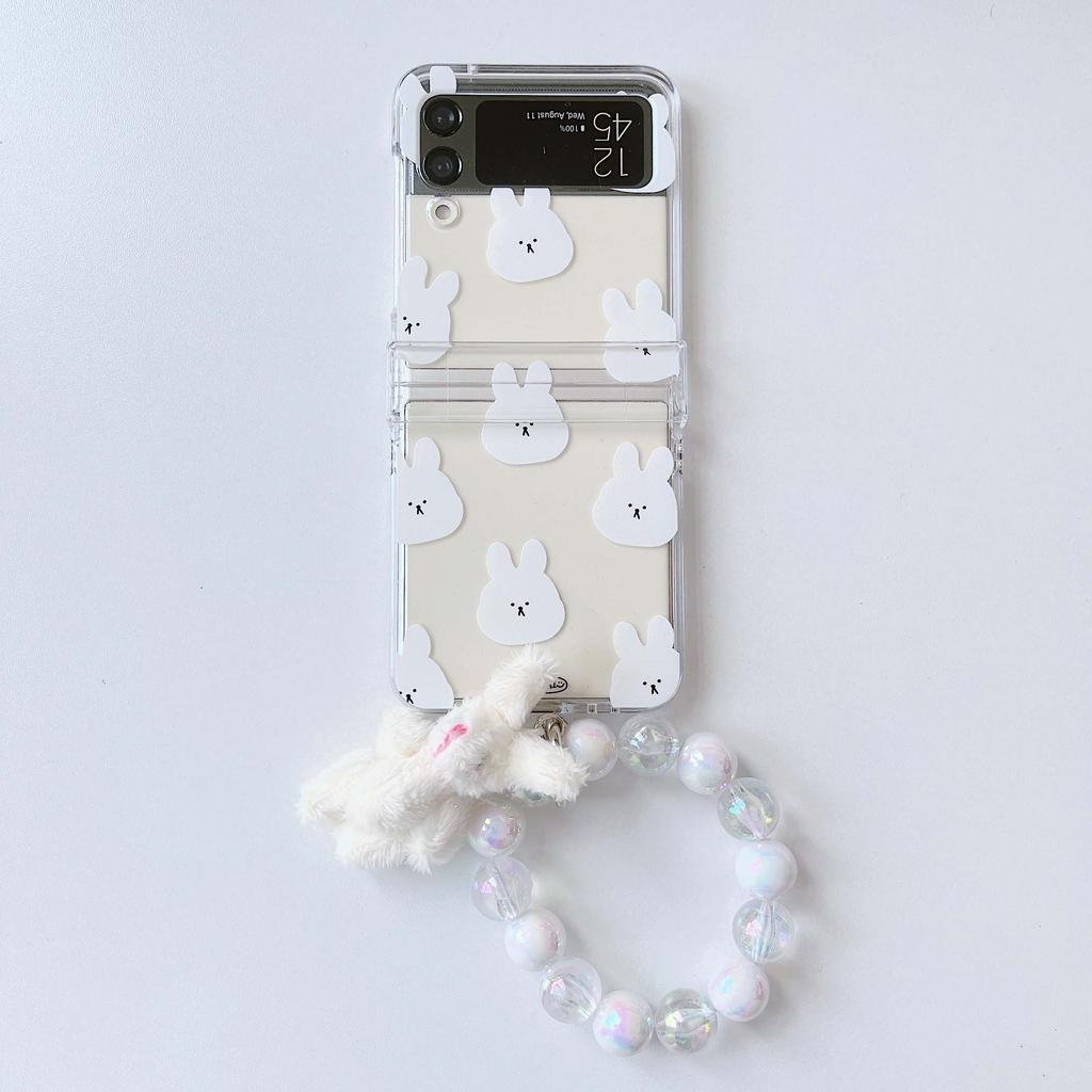 Maths Lucky Pc Hard Ins 2023 Bracelet Phone Case For Samsung Galaxy Z Flip4 Flip3 Flip 3 4 5g Protector Back Cover 3 In 1 Capa