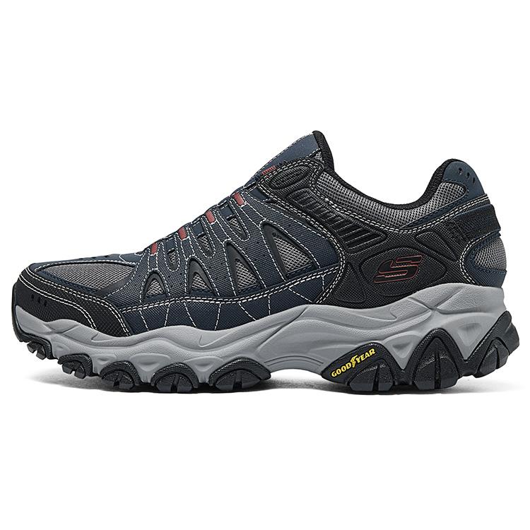 Skechers Outdoor Comfortable Versatile Low-Top Hiking Shoes Men hiking shoes Black 237610-NVBK 39