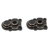 2PCS RC Front Rear Portal Axle Door Side Gear Cup Cover RC Front Rear Axle Parts for FMS 124 FCX24