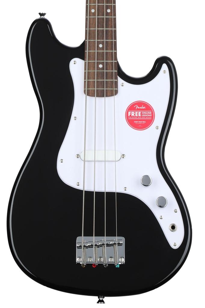 Squier by Fender Sonic Bronco Bass Black Laurel Fingerboard