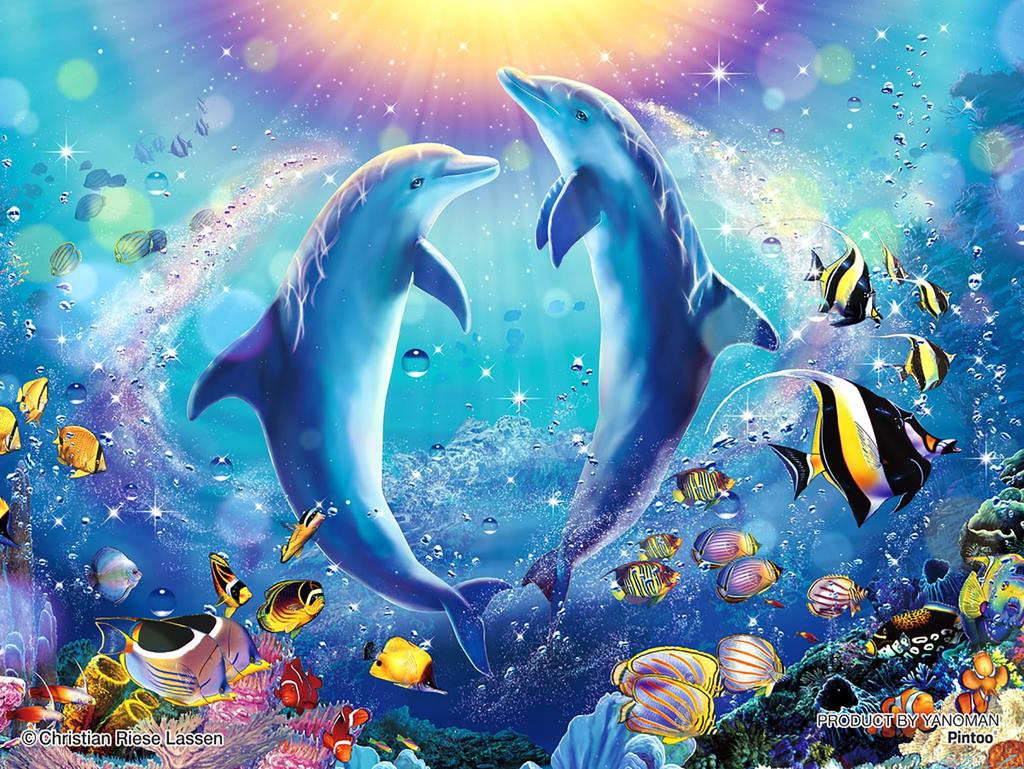 Yanoman 150-Piece Petit Paris Clear Jigsaw Puzzle LASSEN Pas de Deux (7.6x10.2cm) 2308-62, No Glue, No Frame, Includes Mini Easel and Piece Request